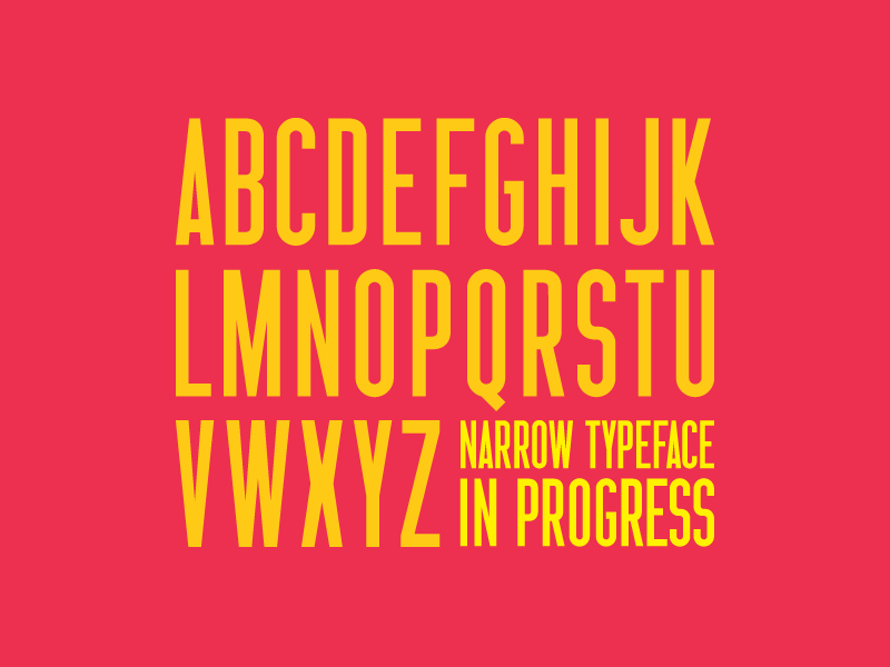 alt Metro typeface alphabet specimen
